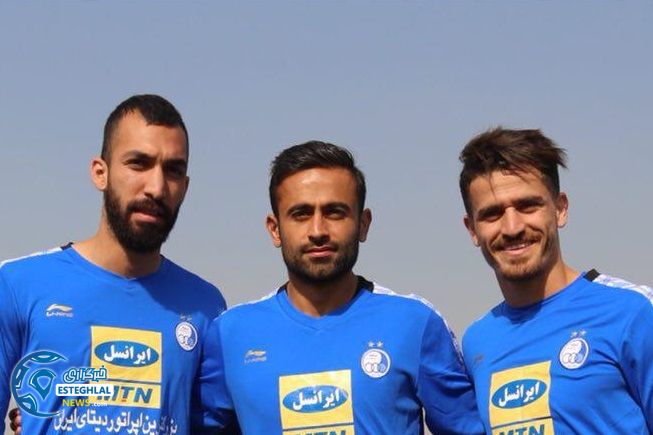 ملی پوشان استقلال در تمرین