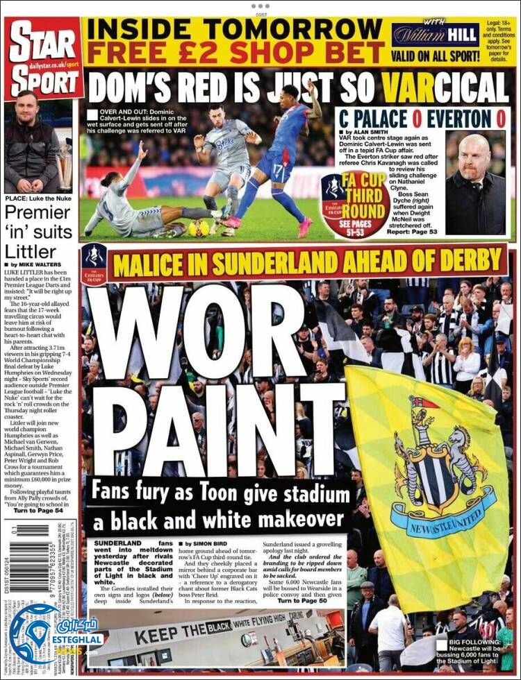 روزنامه ورزشی استار اسپورت جمعه 15 دی 1402 