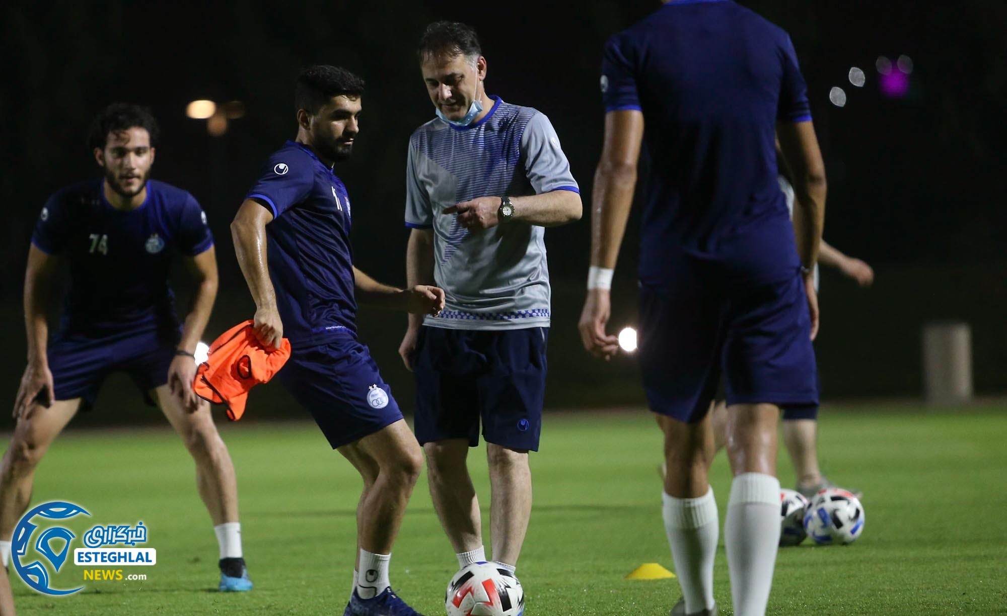 تمرین استقلال در دوحه