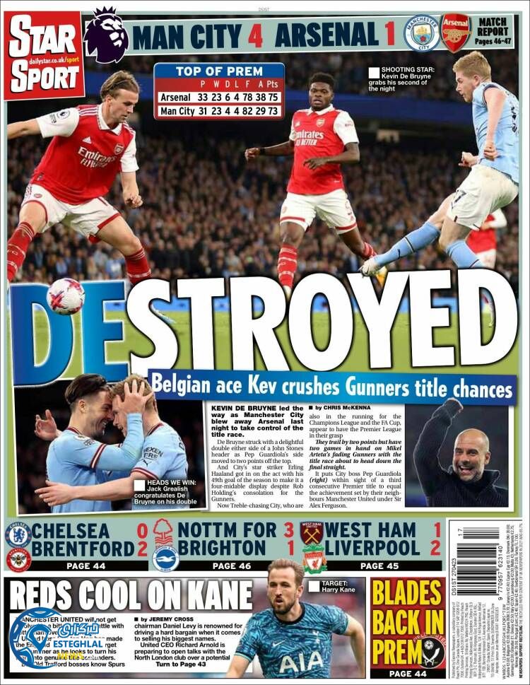 روزنامه ورزشی استار اسپورت پنجشنبه 7 اردیبهشت 1402 