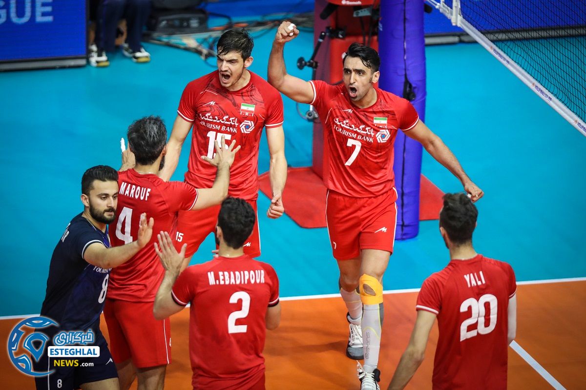 دیدار تیم های ملی والیبال ژاپن و ایران