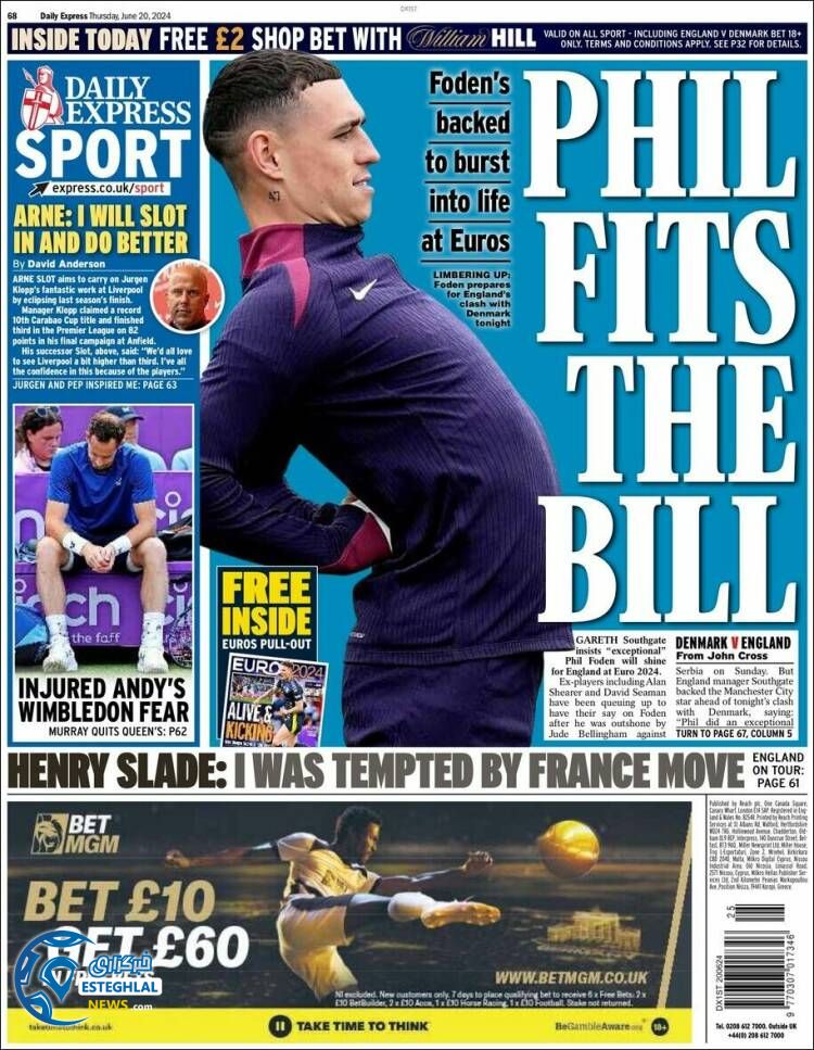 روزنامه ورزشی استار  اسپورت پنجشنبه 31 خرداد 1403 