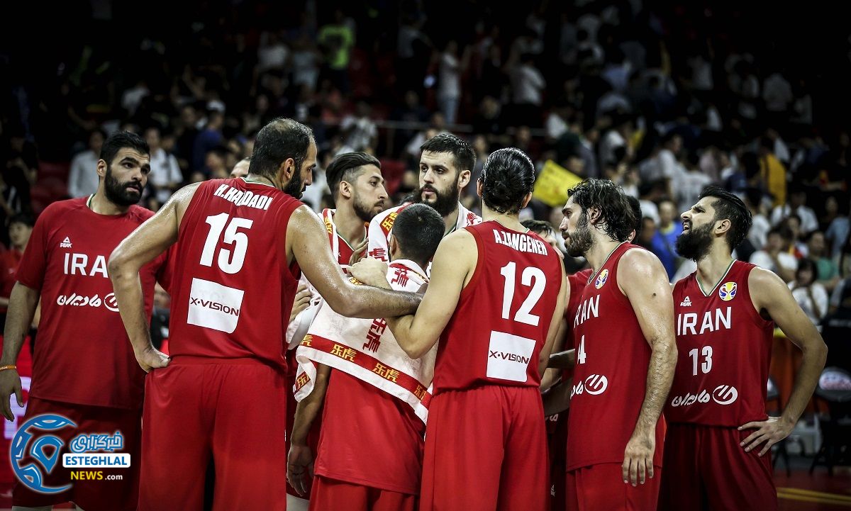 دیدار تیم ملی بسکتبال ایران واسپانیا