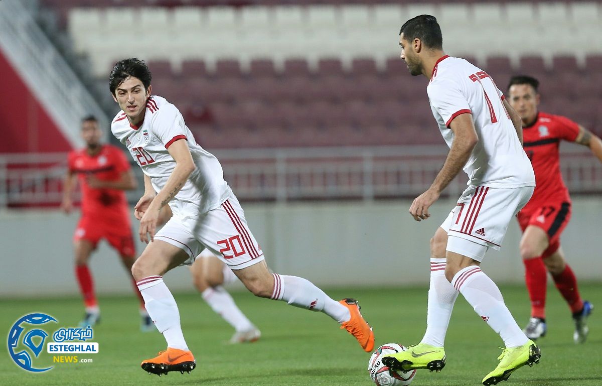 دیدار تدارکاتی تیم ملی ایران و فلسطین