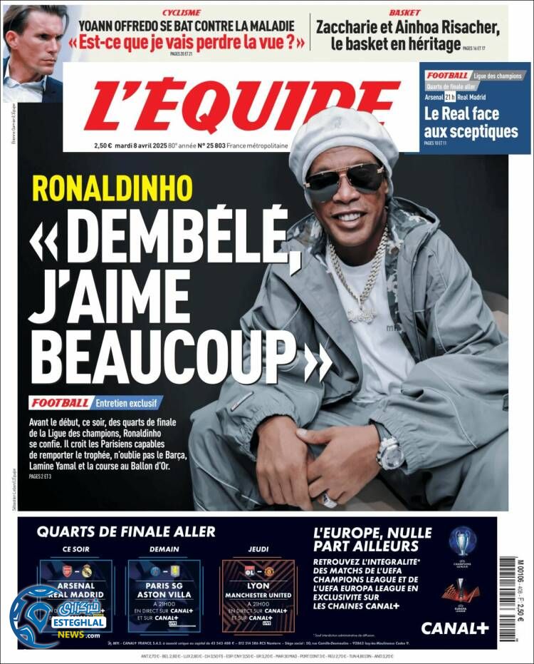 روزنامه ورزشی اکیپ سه شنبه 19 فروردین 1404