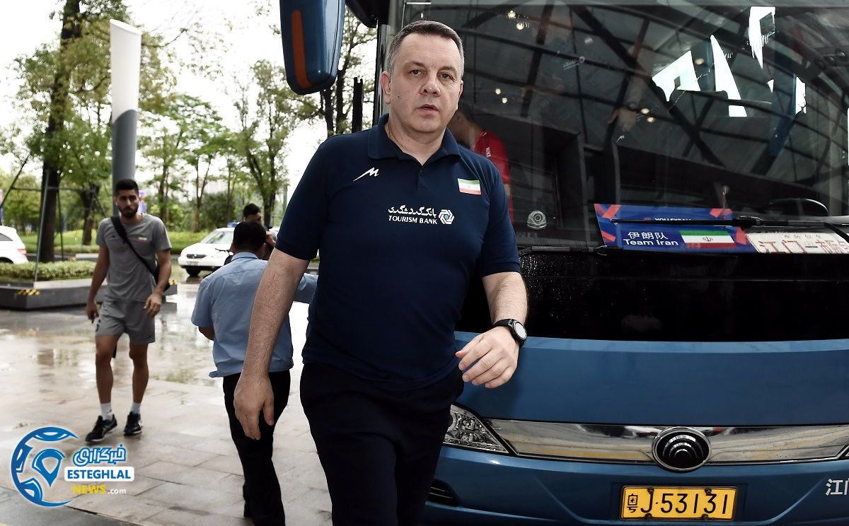 دیدار تیم ملی والیبال ایران و آلمان