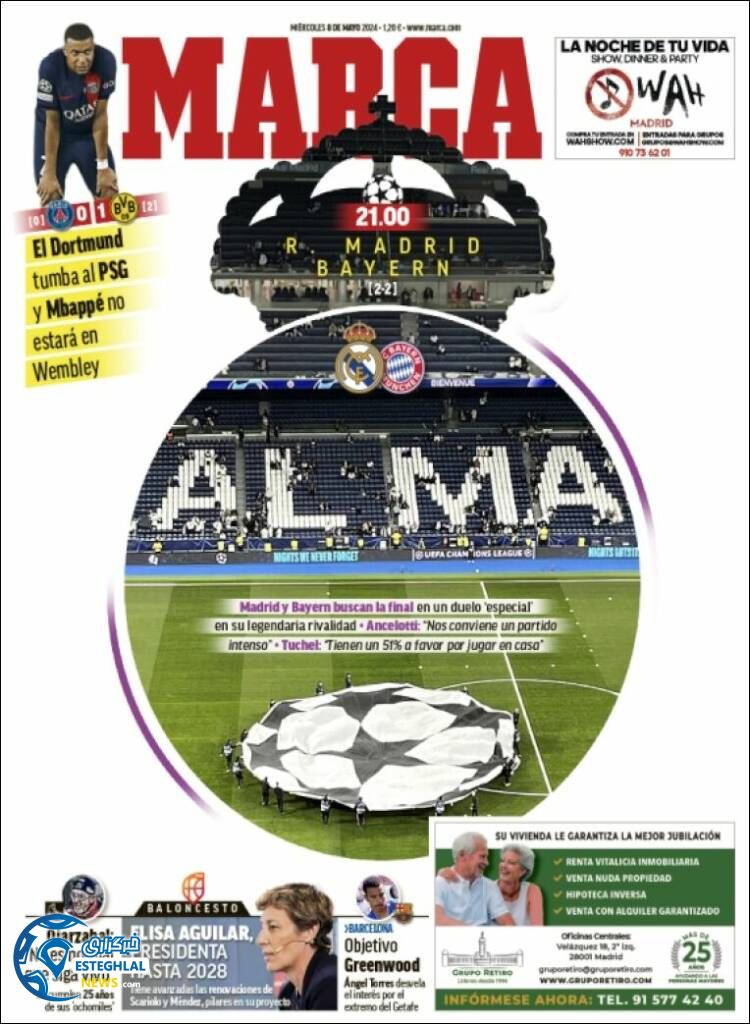 روزنامه ورزشی مارکا چهارشنبه 19 اردیبهشت 1403 