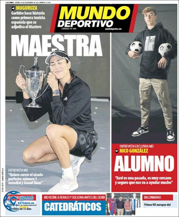 روزنامه ورزشی موندو دپورتیوو جمعه 28 آبان 1400