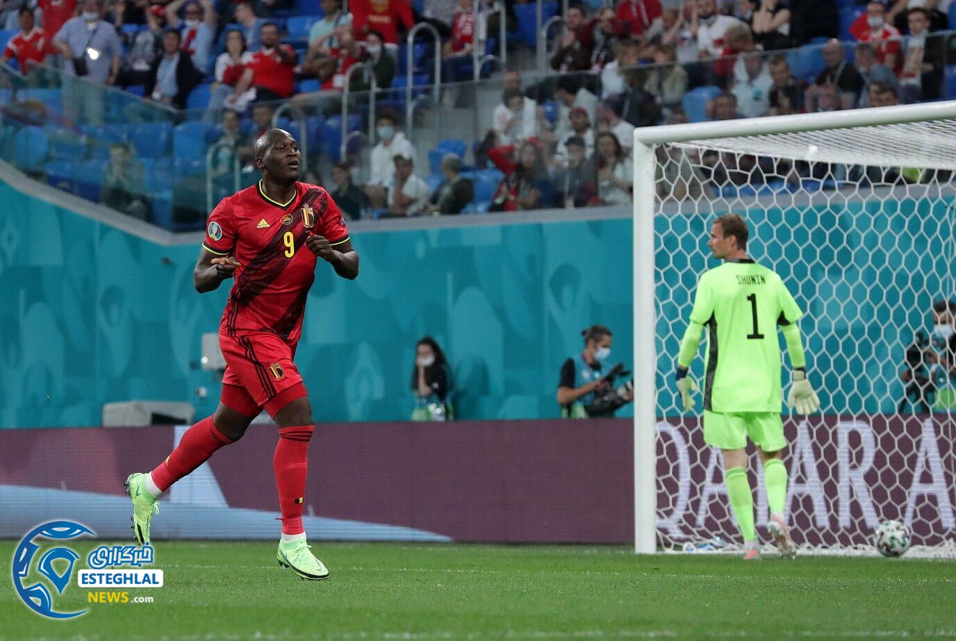 بلژیک 3-0 روسیه