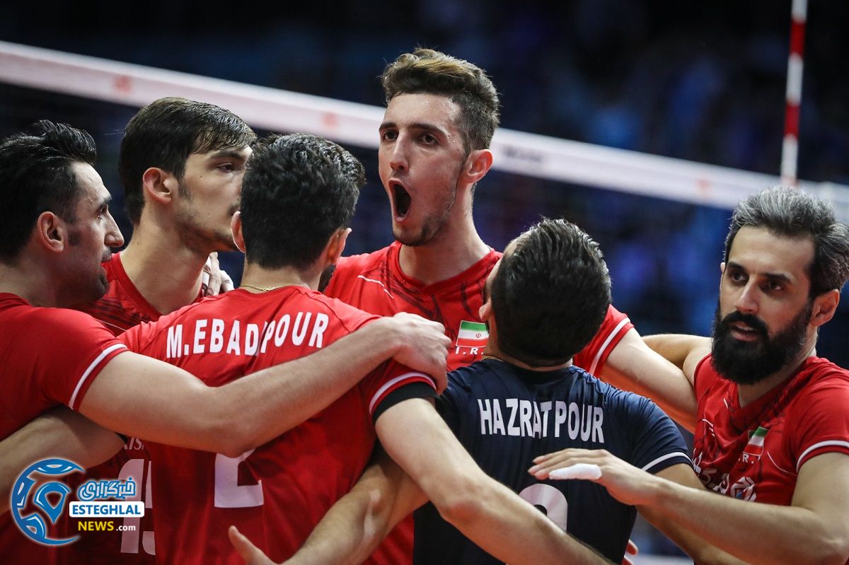 دیدار تیم های ملی والیبال ژاپن و ایران