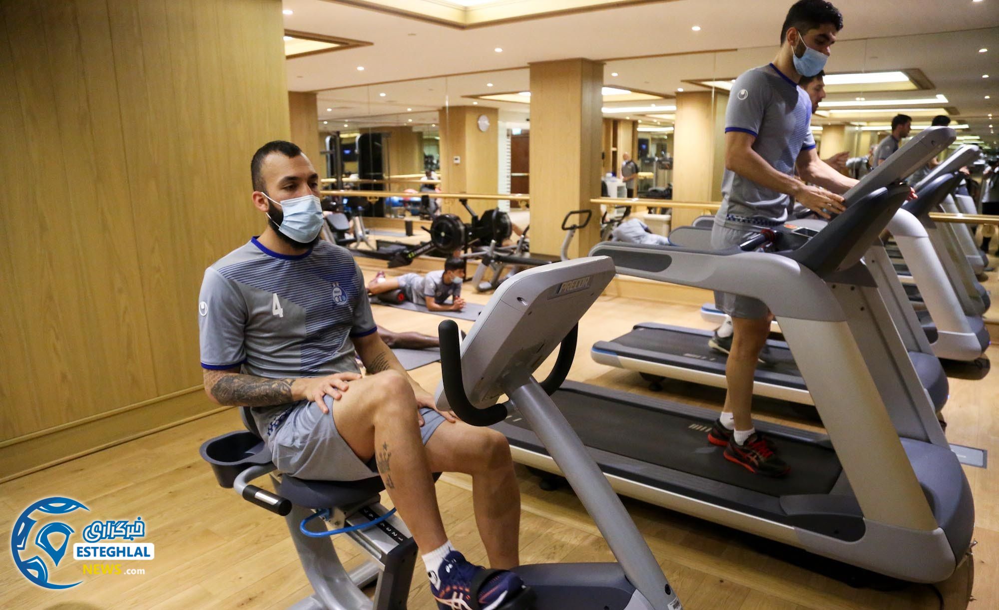 تمرین استقلال در دوحه