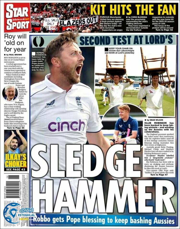 روزنامه ورزشی استار اسپورت سه شنبه 6 تیر 1402 