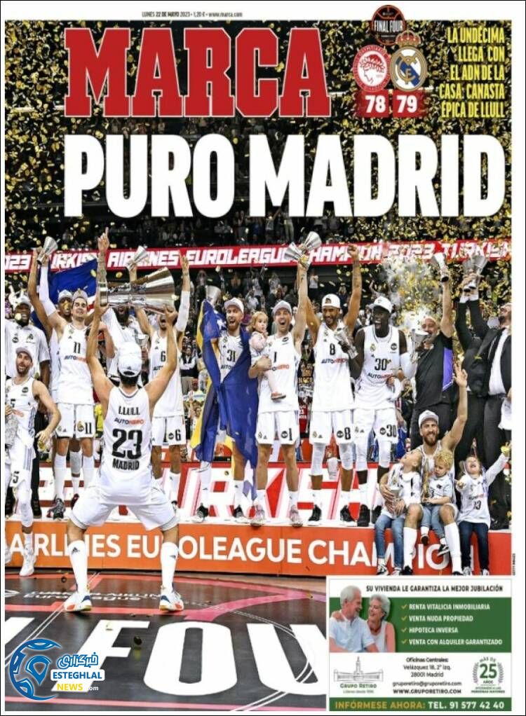 روزنامه ورزشی مارکا دوشنبه 1 خرداد 1402