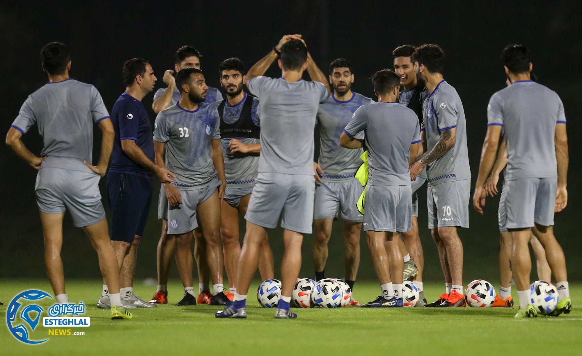 تمرین استقلال در دوحه