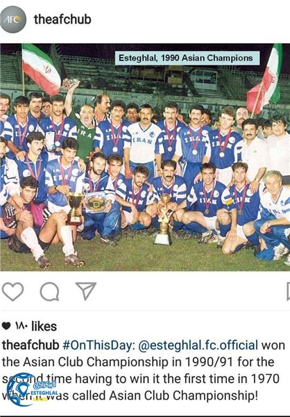 قهرمانی استقلال در آسیا