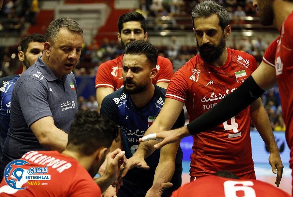 دیدار تیم های ملی والیبال ایران و کوبا