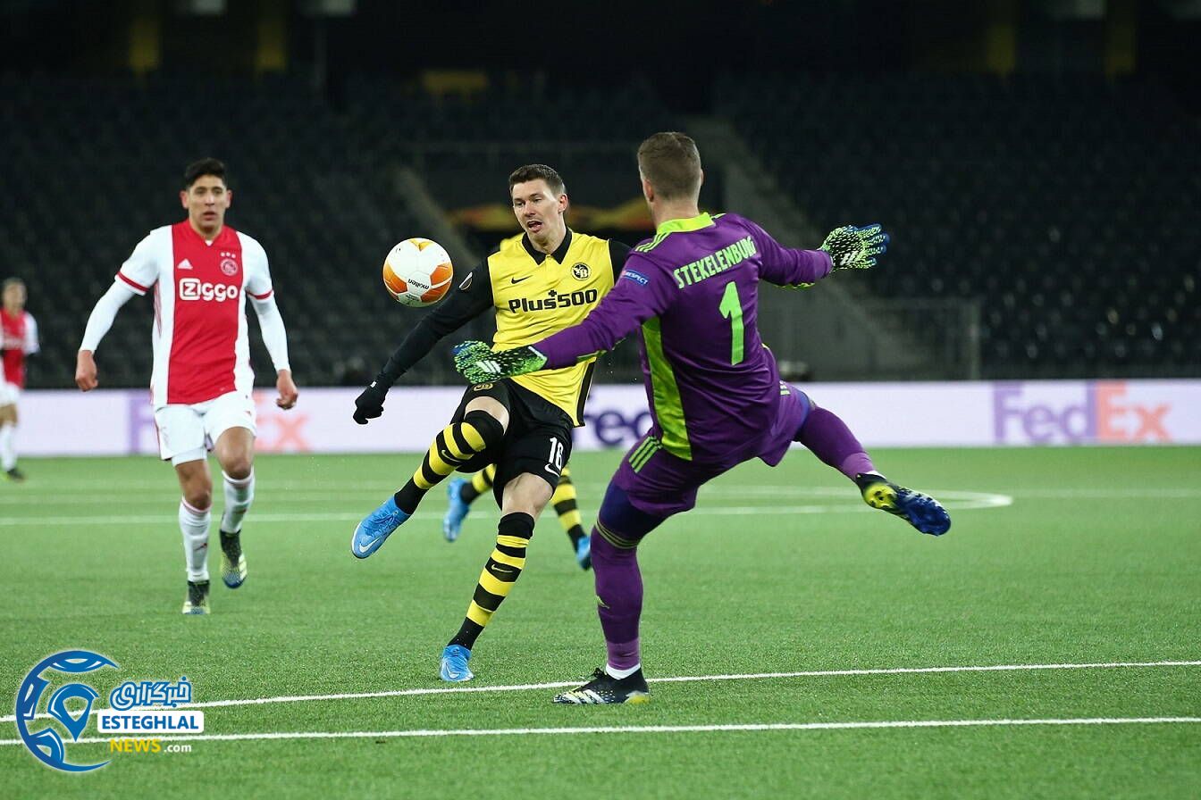 یانگ بویز 0-2 آژاکس