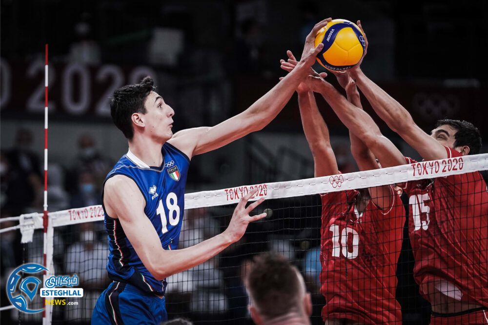 والیبال ایران و ایتالیا
