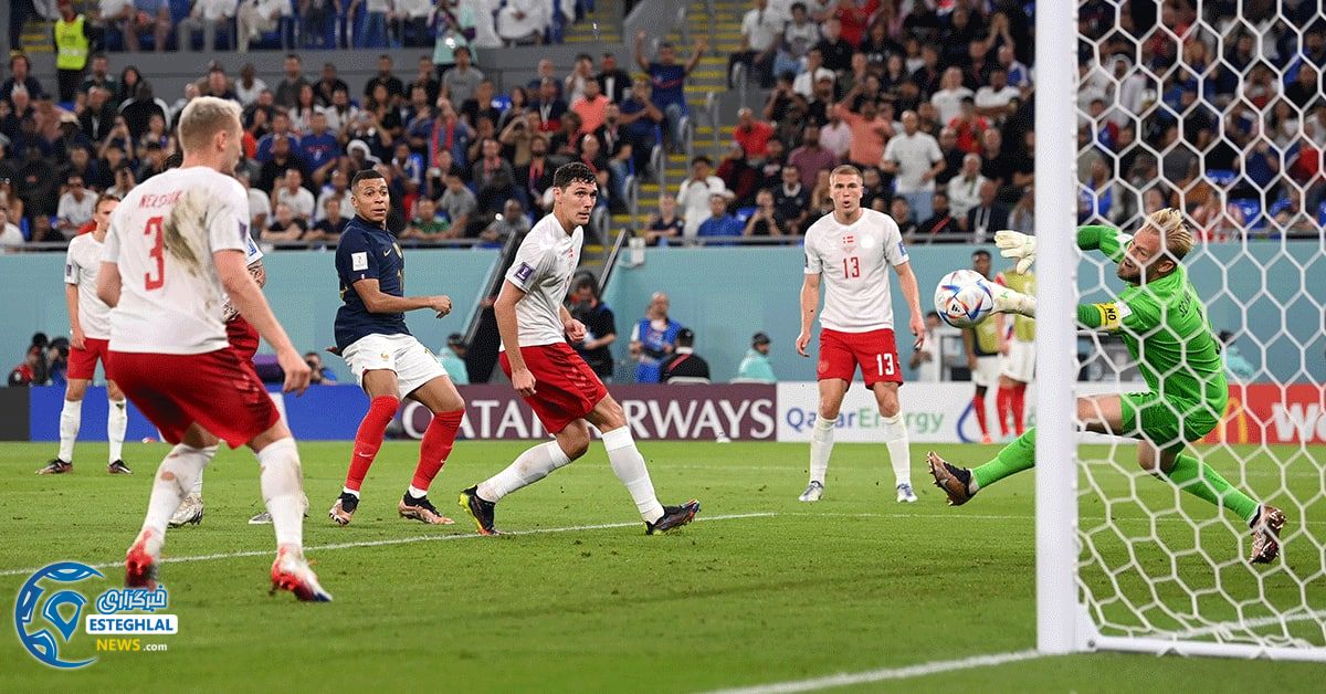 فرانسه 2-1 دانمارک