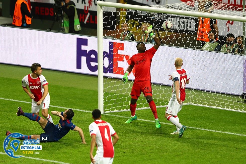 فینال یورو لیگ بازی آژاکس و منچستر