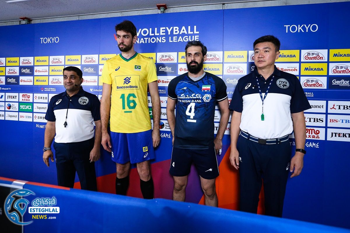 دیدار تیم ملی والیبال برزیل و ایران