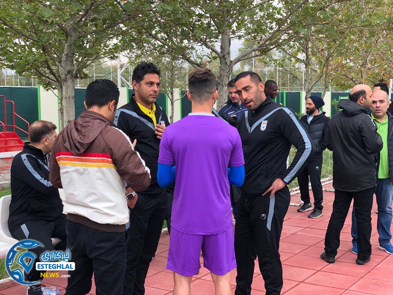 بازی استقلال و تیم ملی جوانان