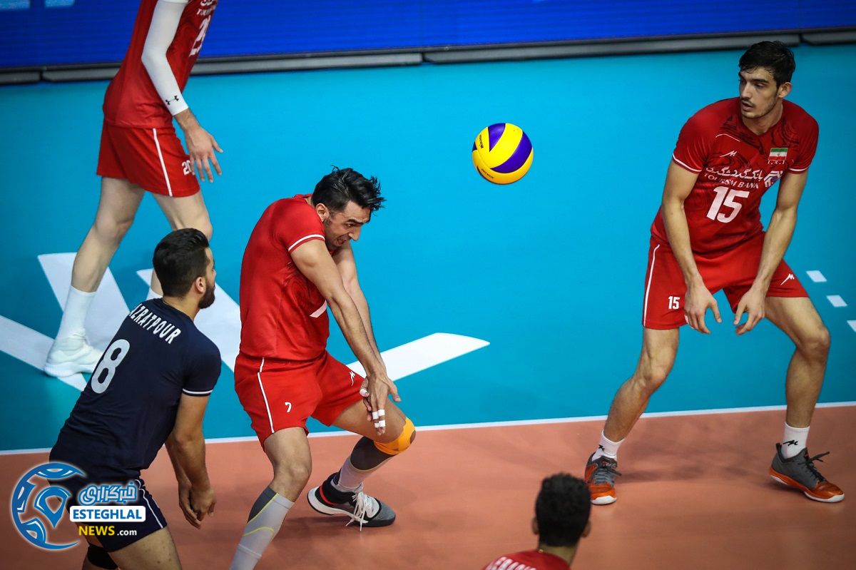 دیدار تیم های ملی والیبال ژاپن و ایران