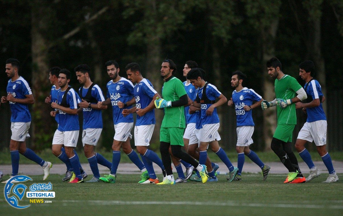 تمرین صبح 29 مرداد استقلال