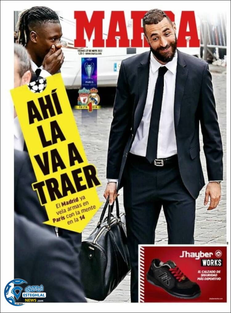 روزنامه ورزشی مارکا جمعه 6 خرداد 1401