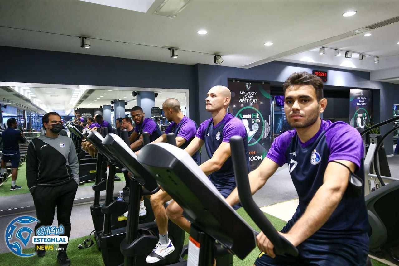 تمرین بدنسازی استقلال