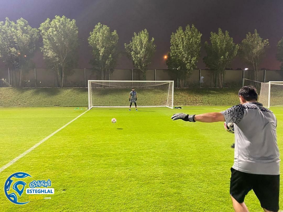 تمرین استقلال در دوحه