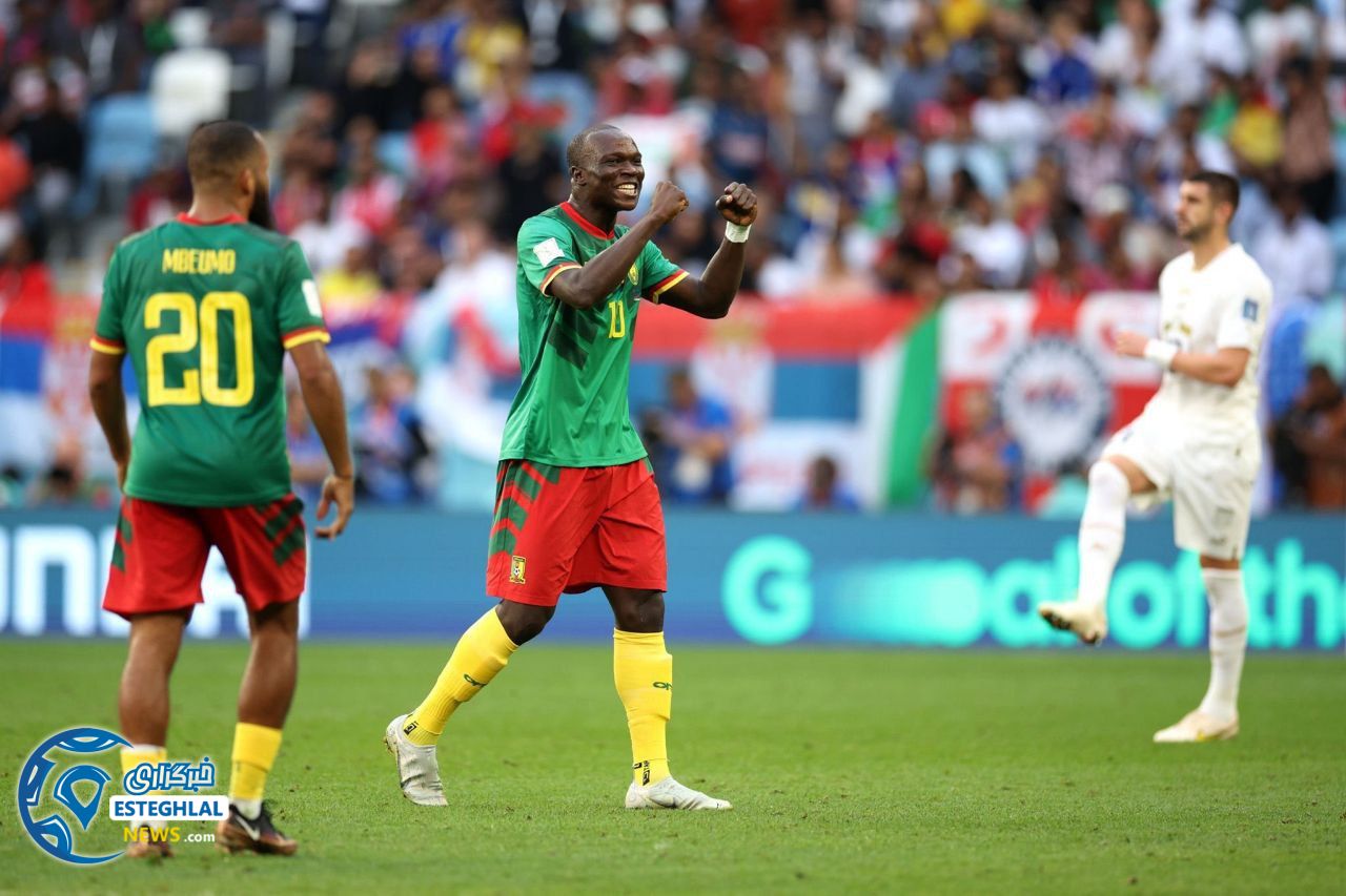 صربستان 3-3 کامرون