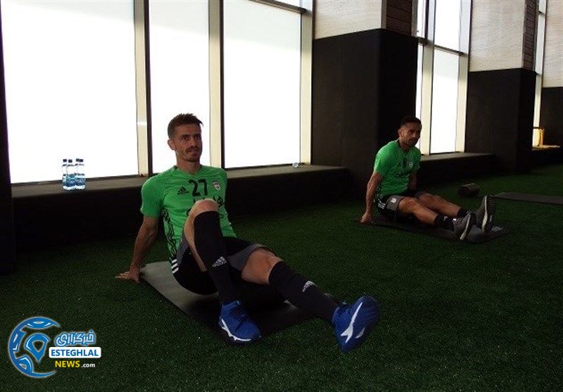 وریا غفوری تمرینات تیم ملی