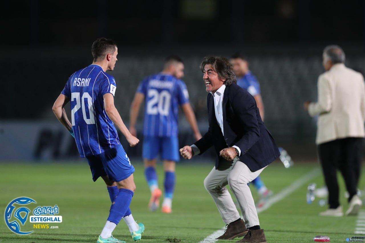 بازی استقلال و الوحدات اردن