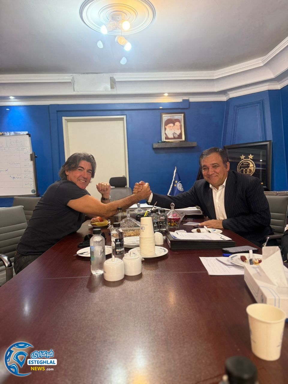 ریکاردو ساپینتو و علی تاجرنیا 