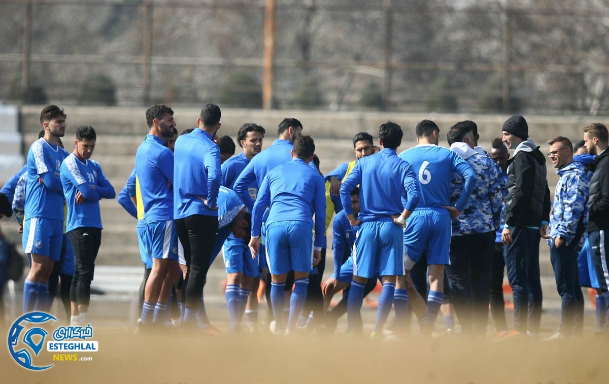 تمرین استقلال 25 بهمن ماه 97