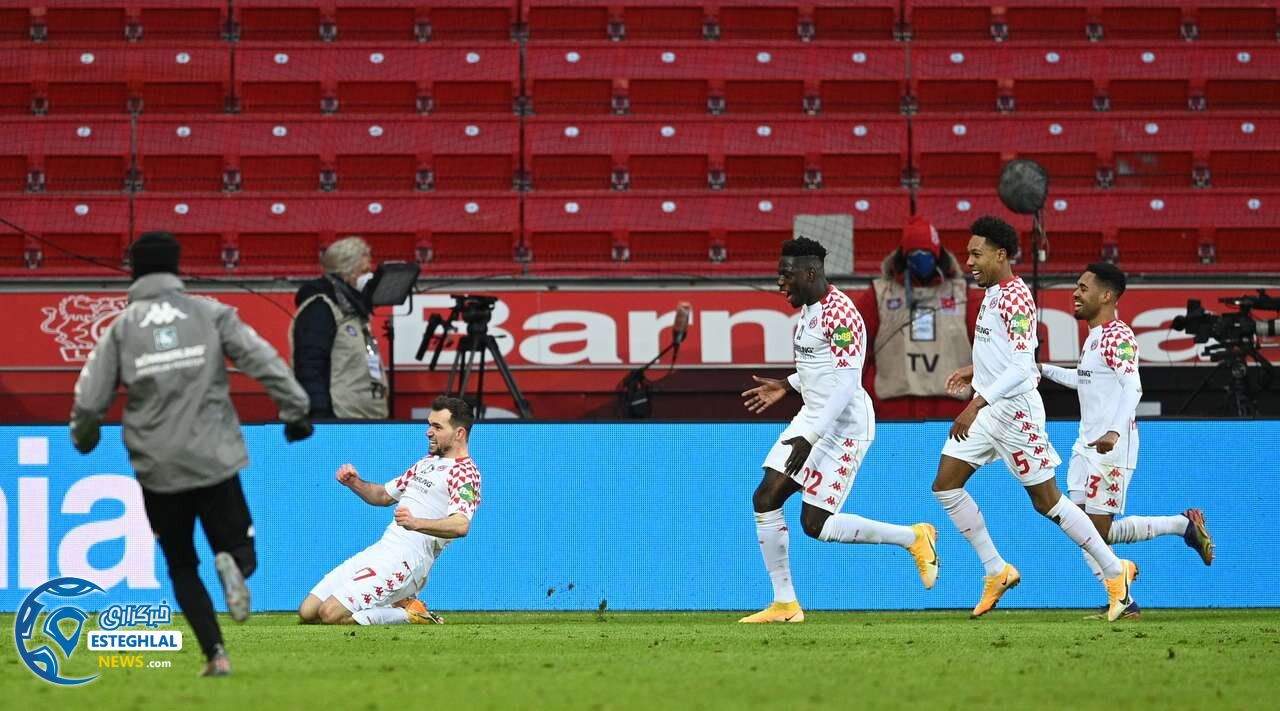 بایرلورکوزن 2-2 ماینتس