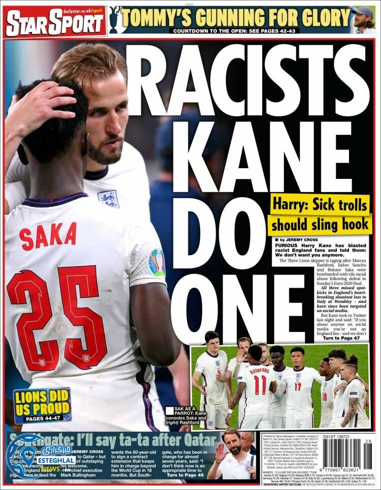 روزنامه ورزشی استار اسپورت سه شنبه 22 تیر 1400