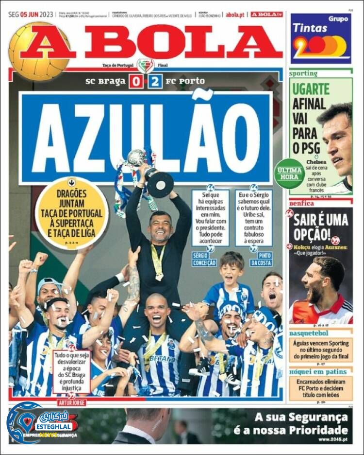 روزنامه ورزشی آبولا دوشنبه 15 خرداد 1402 