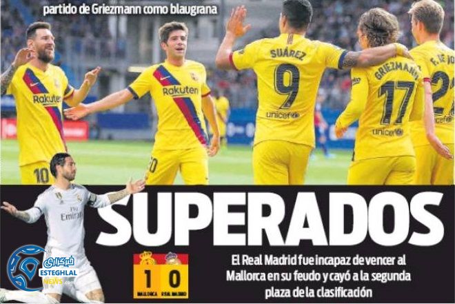 روزنامه های ورزشی جهان یکشنبه 28 مهر 1398