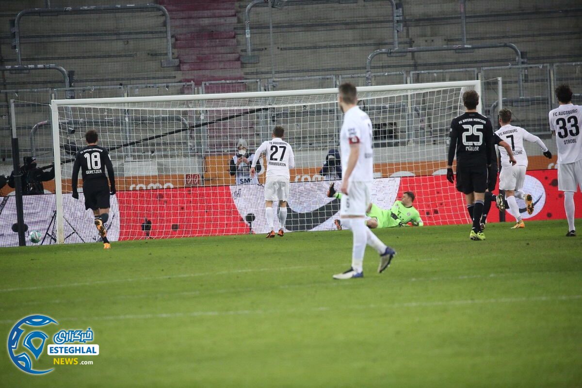 آگزبورگ 0-1 بایرن مونیخ