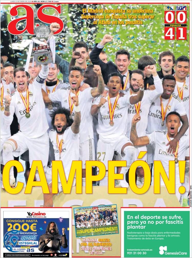 روزنامه ورزشی آاس دوشنبه 23 دی 1398