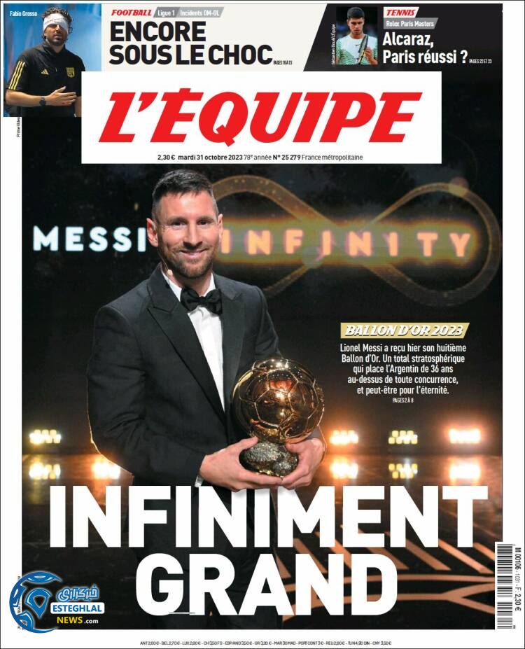 روزنامه ورزشی اکیپ سه شنبه 9 آبان 1402 