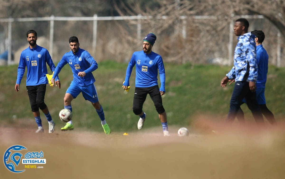 تمرین استقلال 25 بهمن ماه 97