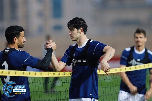 تمرین تیم ملی فوتبال در امارات