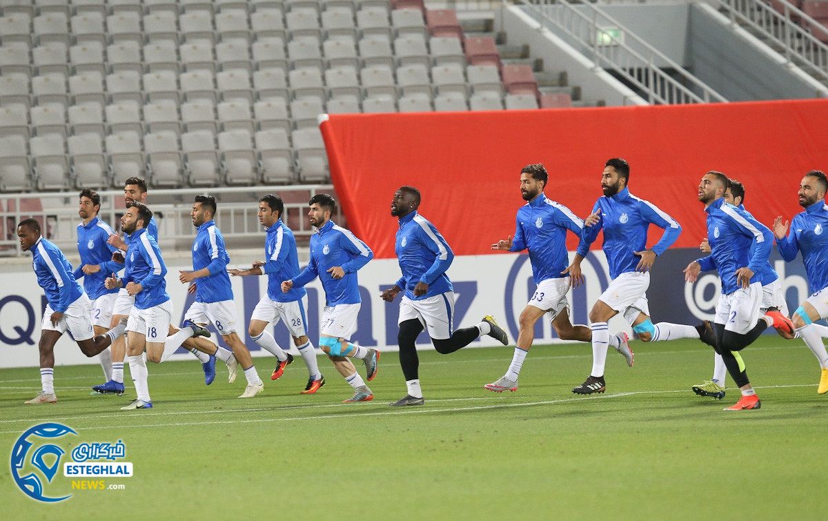 تمرین استقلال 13 اسفند ماه 97 دوحه قطر