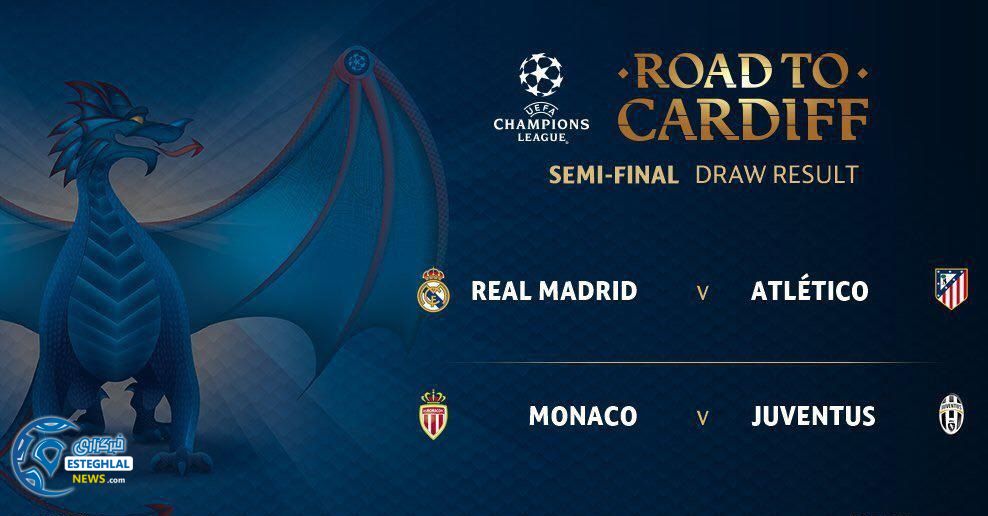 دیدارهای مرحله نیمه نهایی لیگ قهرمانان اروپا 2016/17