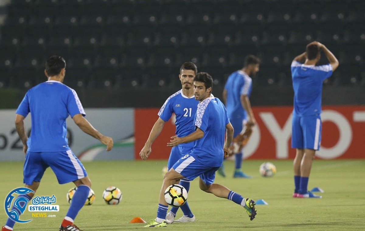 تمرین استقلال یکشنبه 25 شهریور 97 دوحه قطر