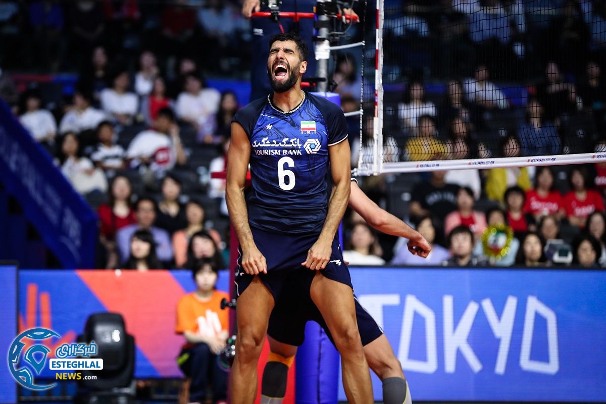 دیدار تیم ملی والیبال برزیل و ایران