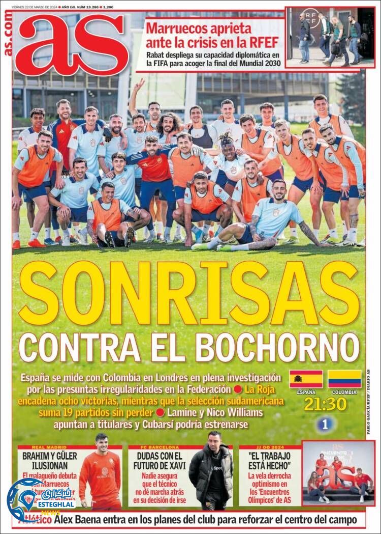 روزنامه ورزشی آ اس جمعه 3 فروردین 1403 